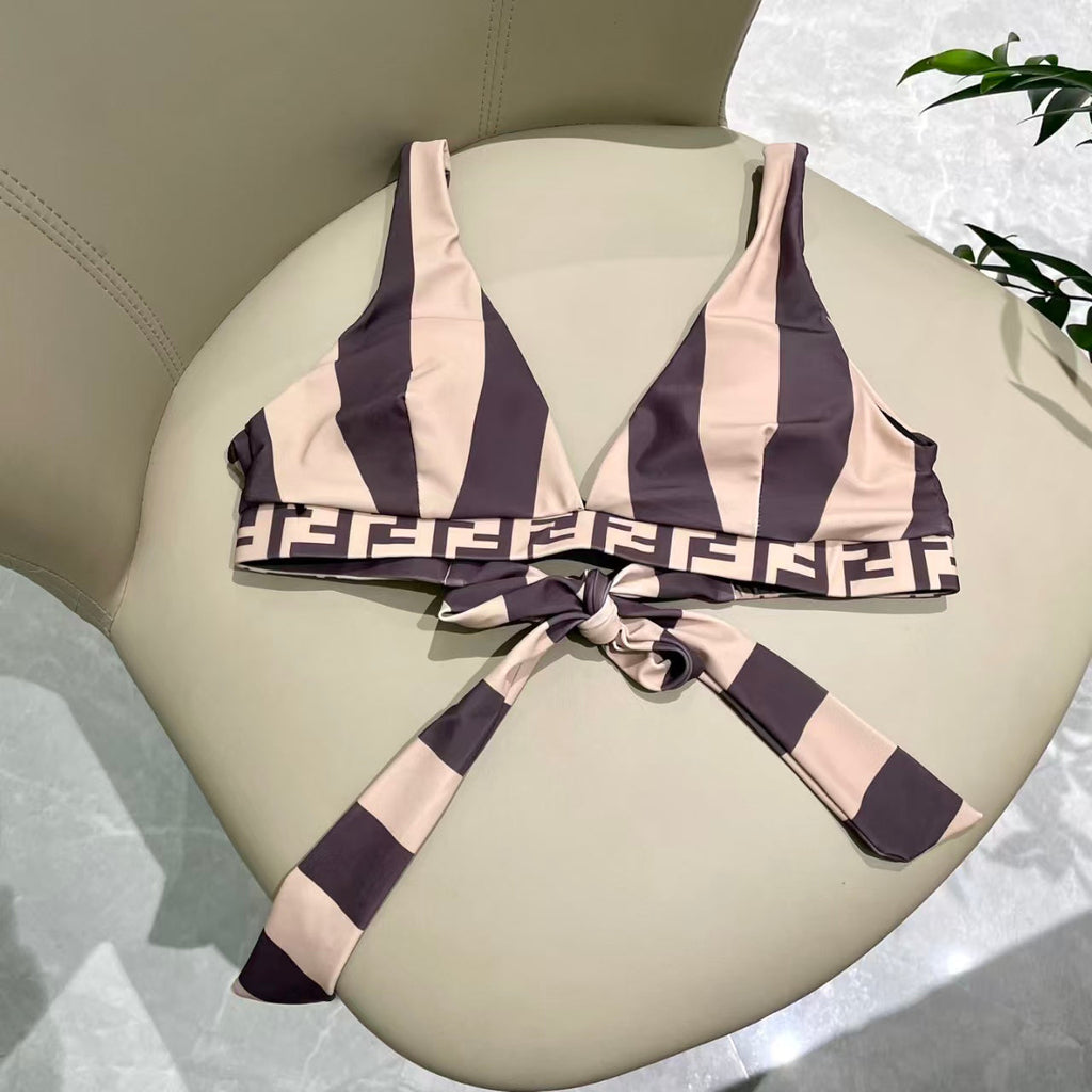 New striped swimsuit