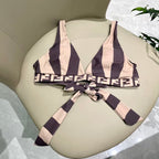 New striped swimsuit