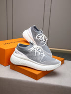 Shape embossed patchwork pattern shoe lace up series