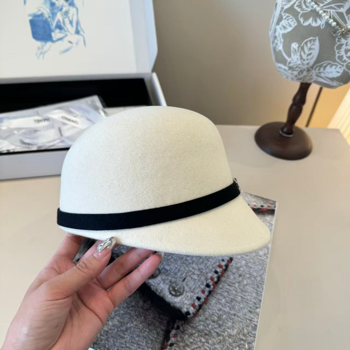 New wool military hat