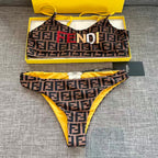 New letter split swimsuit