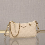 Classic Embossed Chain Shoulder Strap Underarm Bag