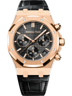 Black OFFs - Black Leather - Chronograph -Quartz- 41mm