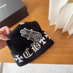 Hot selling wool knitted yarn cap