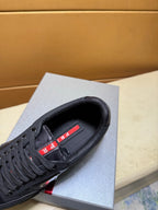 Silk calf leather shoes
