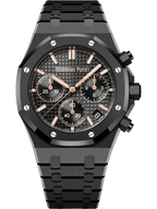 Black Titanium Steel - Chronograph- Quartz- 43mm