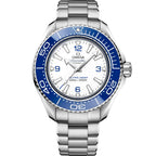 L Size- Blue White - White 904L Steel- Automatic - 45mm