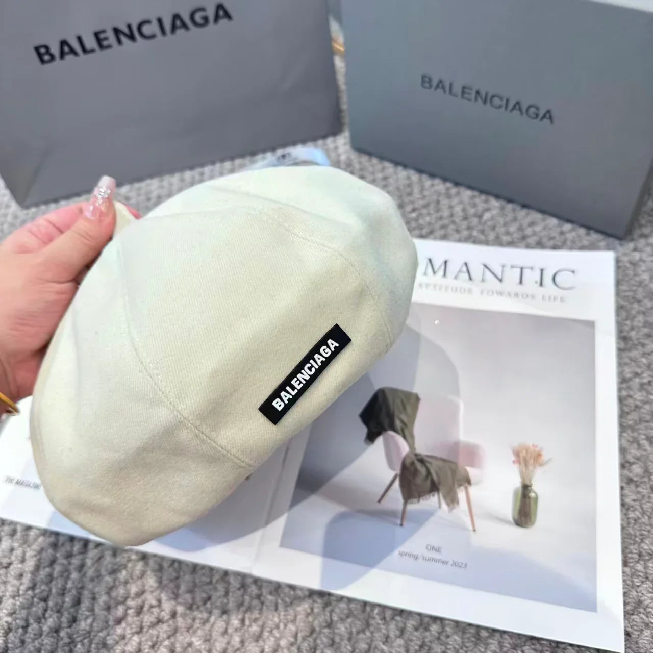 New octagonal hat