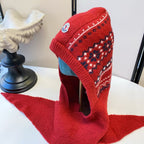 New Classic Scarf Hat Glove Set