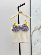 25 new handmade flower decoration small sling