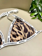 25 Leopard Print Separate Swimsuit