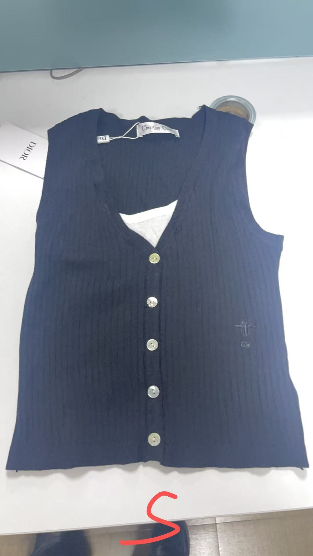 Knit vest（size:S）