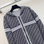 Dior/Reversible Cashmere Knit Hooded Jacket