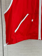 Red Hooded Vest