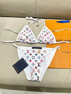 New printed letter swimsuit