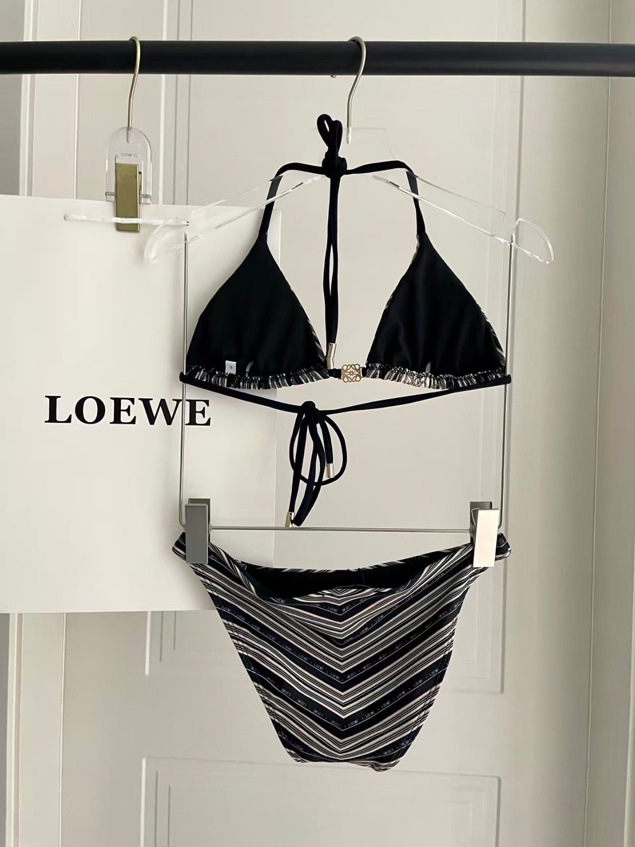 New striped swimsuit