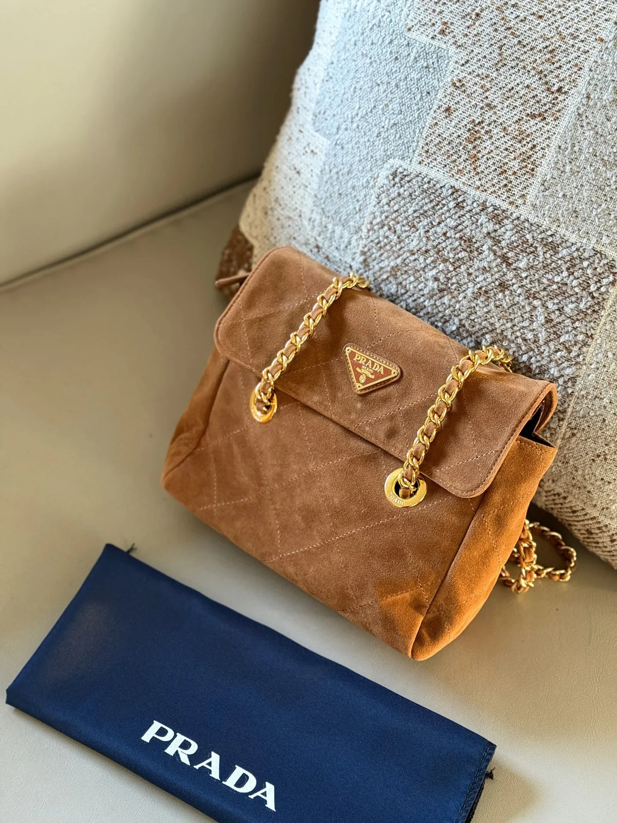 Frosted leather flip parachute mailman bag