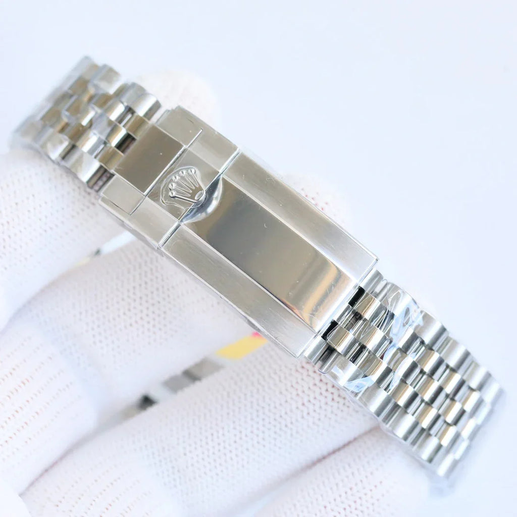Black Green - Silver 904L Steel - 40mm