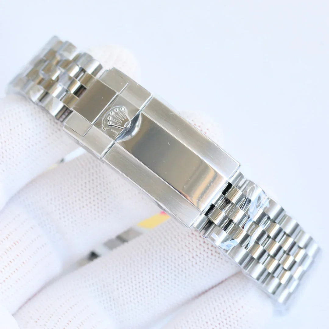 Black Green - Silver 904L Steel - 40mm
