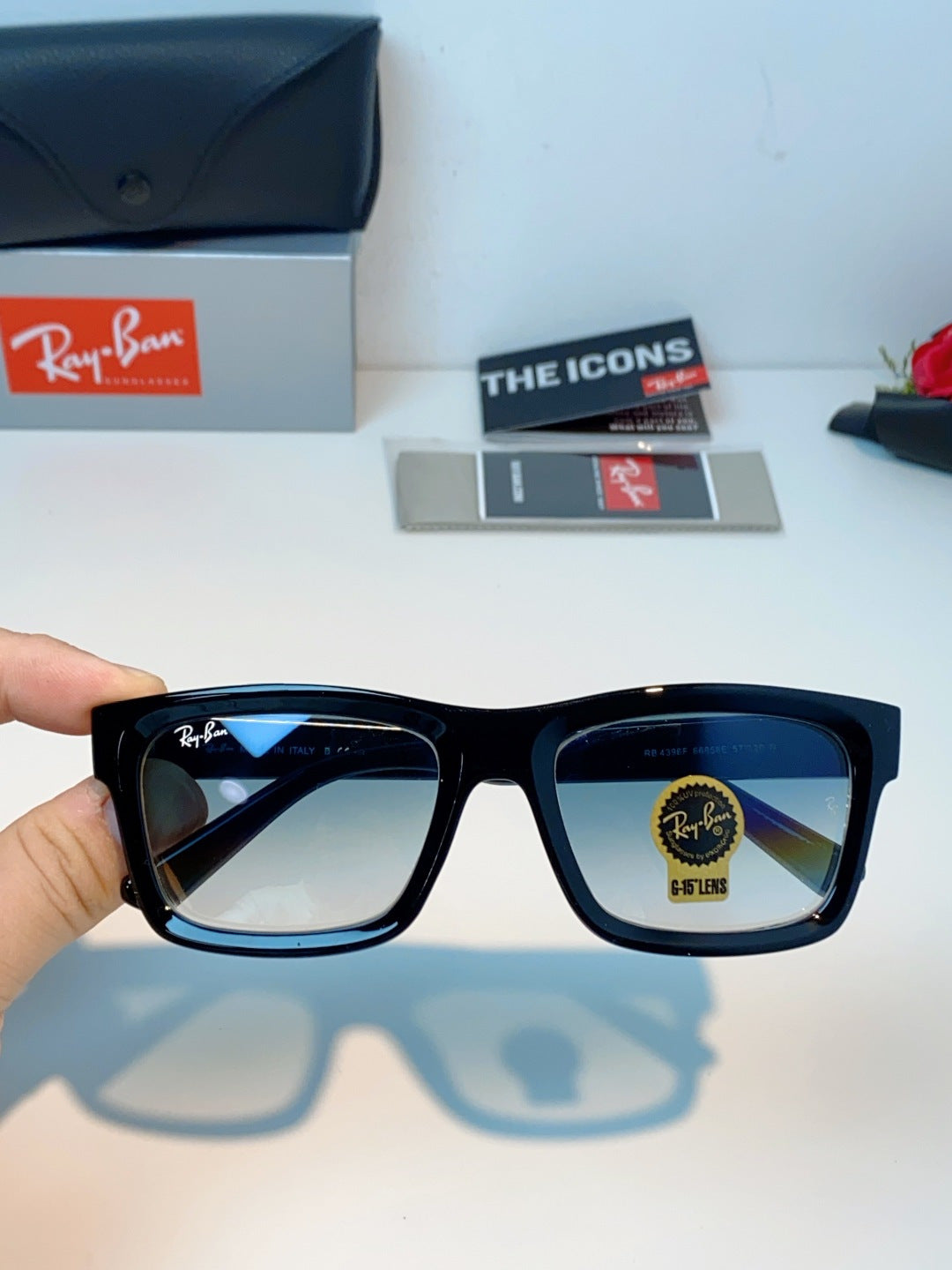 High quality tempered glass sunglasses for men