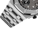 Grey OFFs - White Steel - Quartz- 43mm