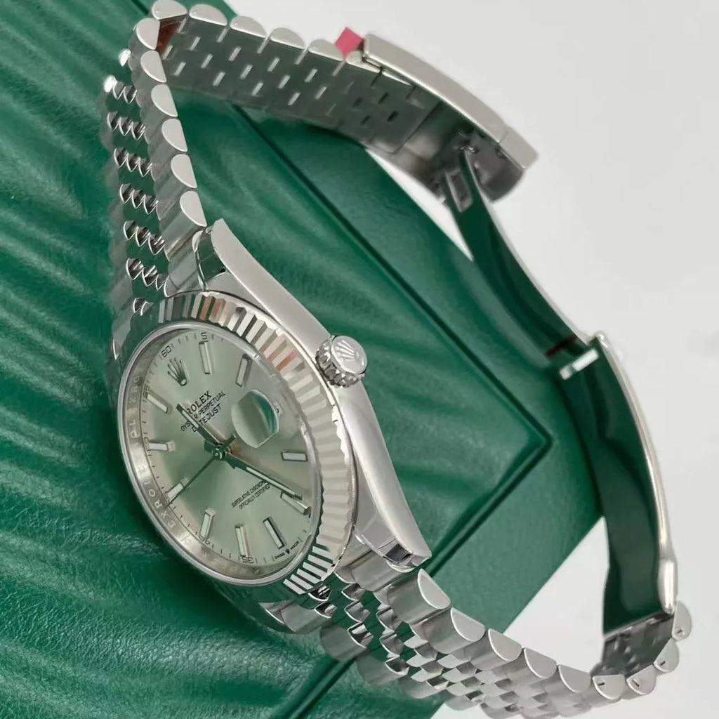 Classic White Silver - 904L Steel- Automatic Watch - 41mm