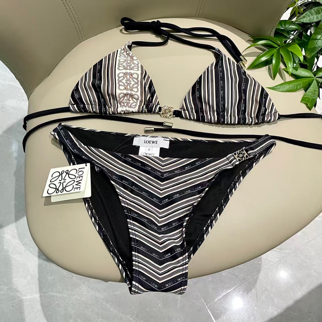 New striped swimsuit