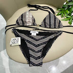 New striped swimsuit