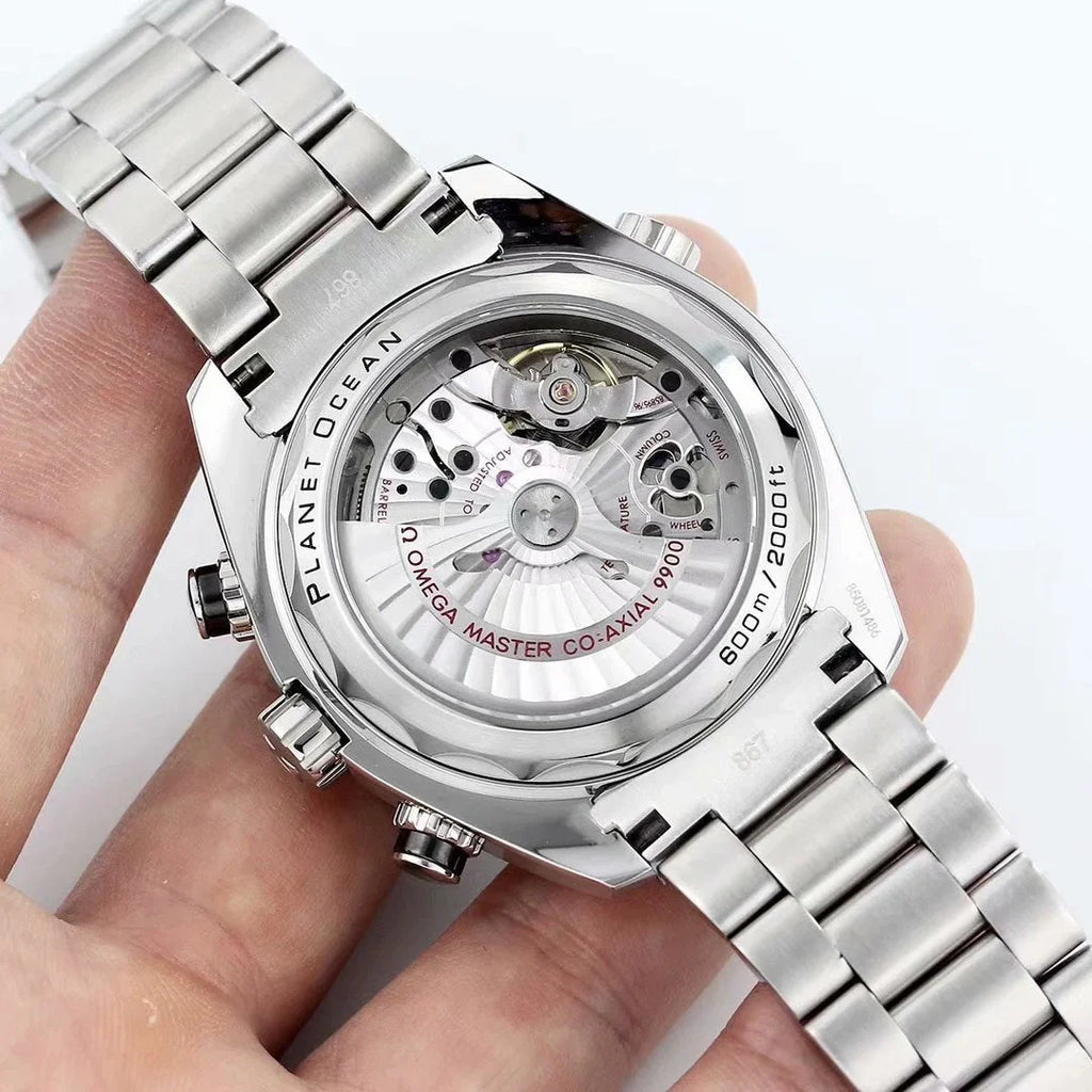 Chronograph - Selfwinding- Silver 904L Steel- Automatic - 45.5mm
