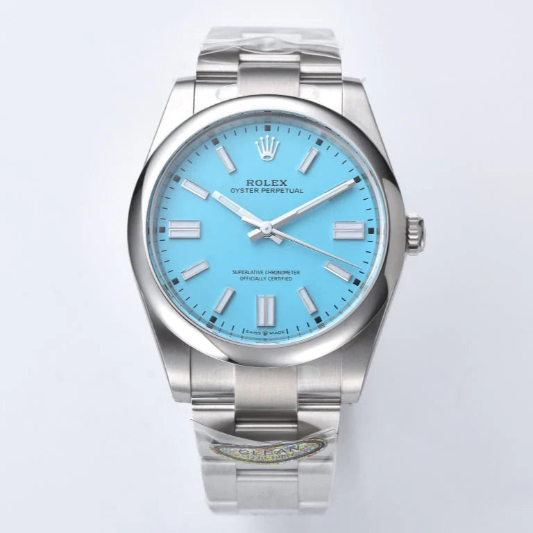C-Factory - Baby blue - Silver 904L Steel- Automatic - 41mm/36mm