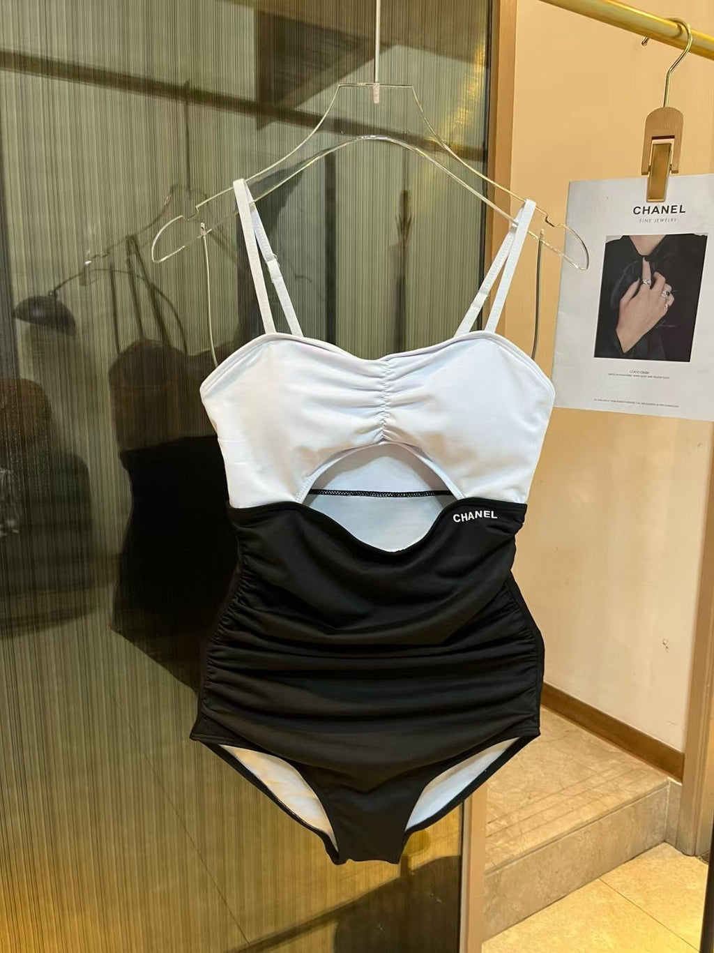 New letter jumpsuit swimsuit
