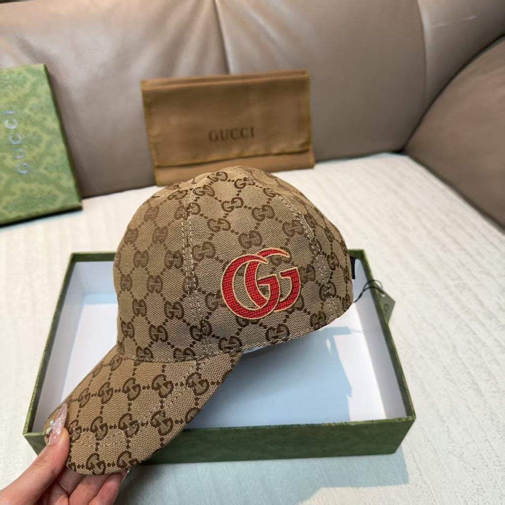 Embroidered baseball cap on the side