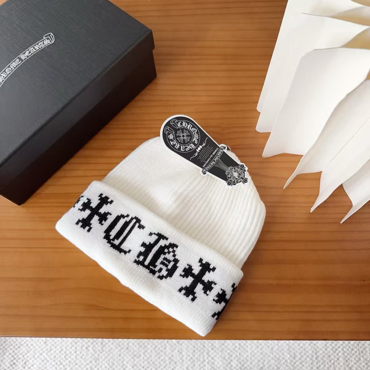 Hot selling wool knitted yarn cap