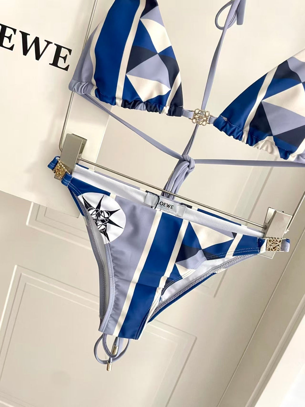 New Split Printed Swimsuit
