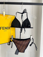 New split camisole swimsuit