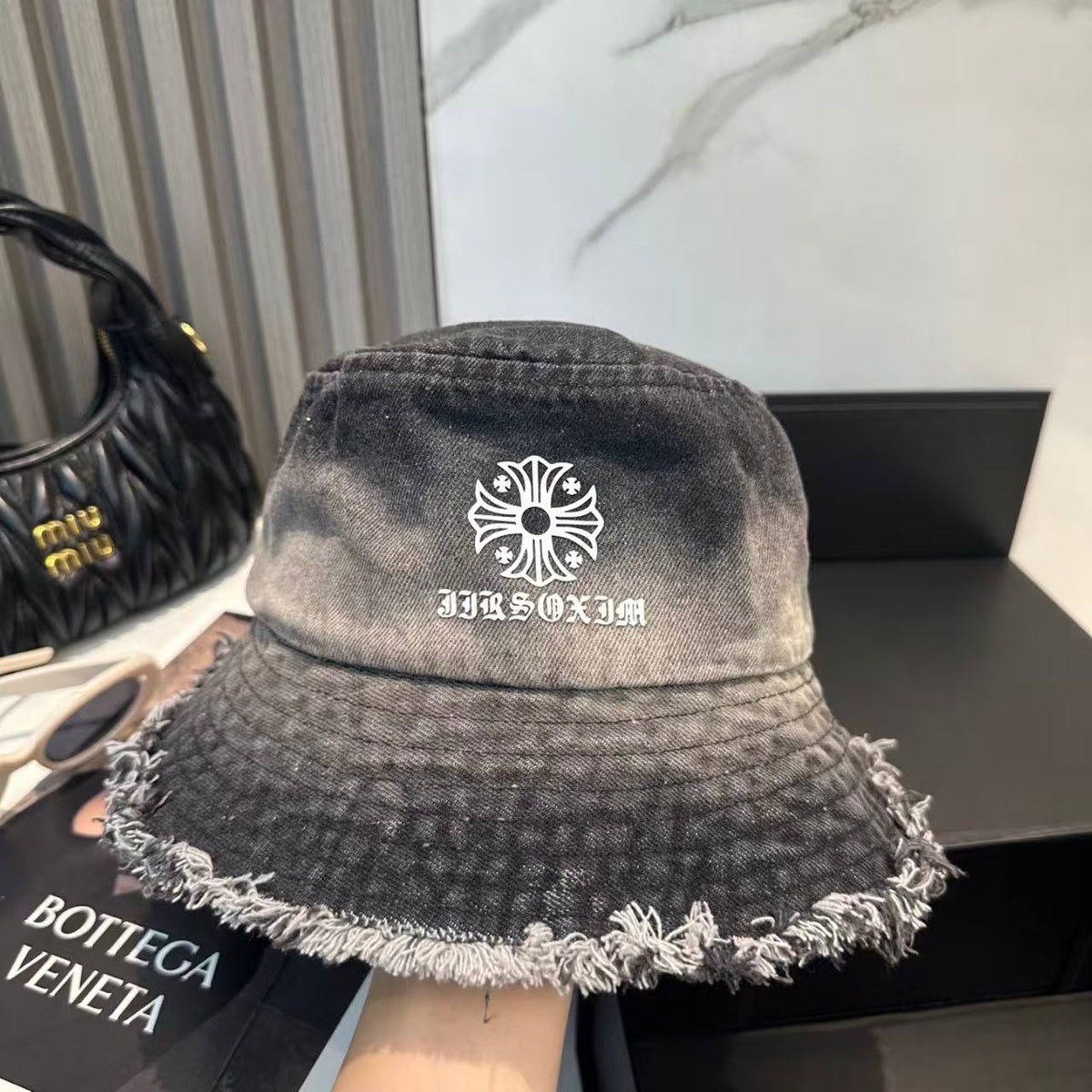 New denim fisherman hat