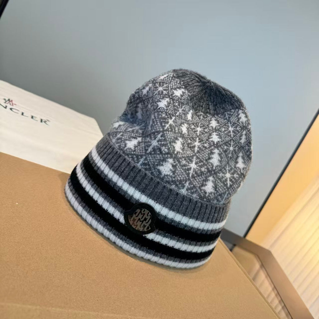 New wool yarn cap