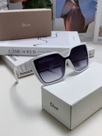 Super Beautiful Geometric Lingge Mirror Legs Super Beautiful New Women's Sunglasses