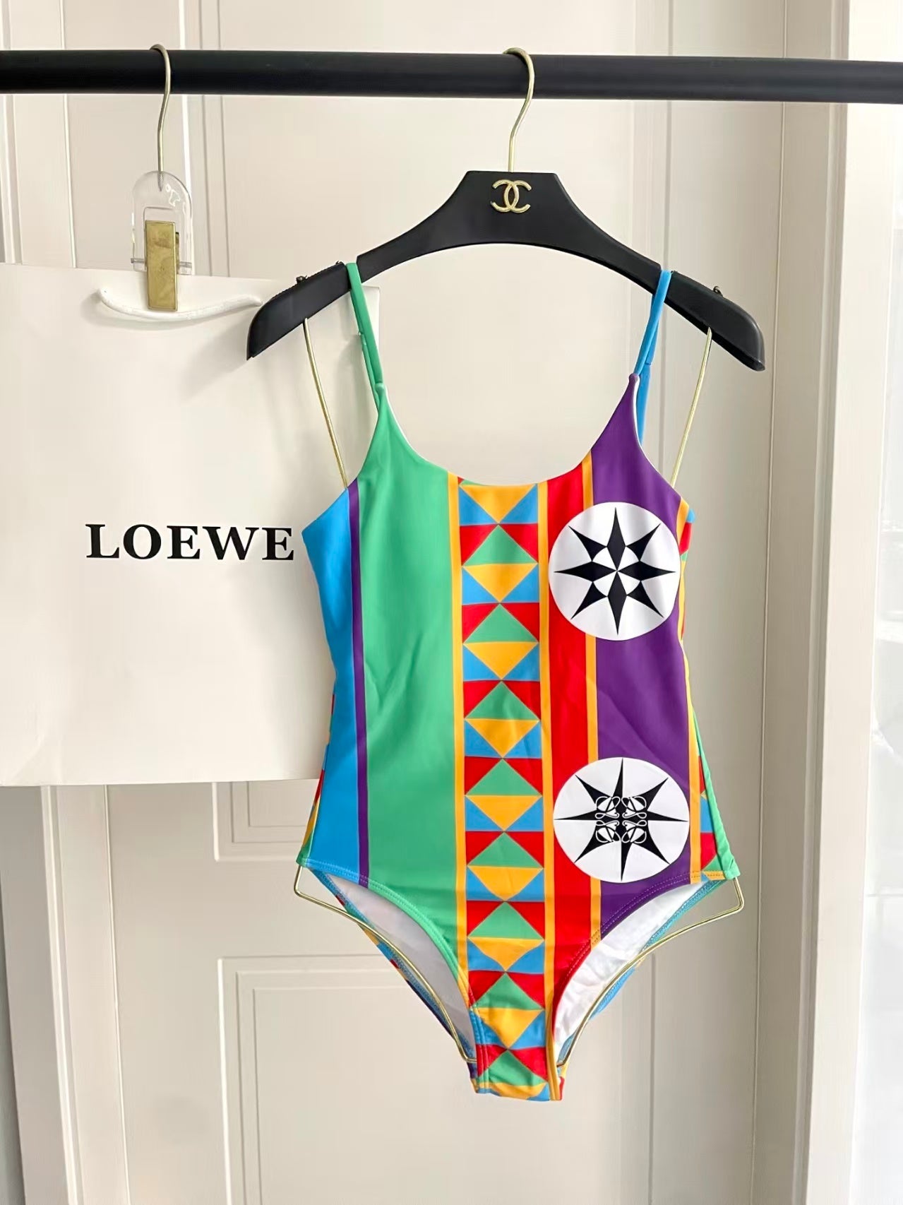 New one-piece printed swimsuit