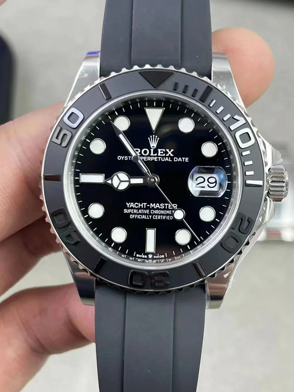 C-Factory -Black Silver- Black Rubber- Automatic - 42mm
