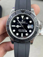C-Factory -Black Silver- Black Rubber- Automatic - 42mm