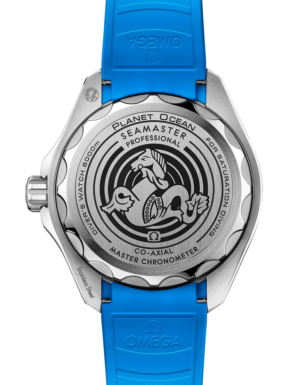 L Size- Blue White - Blue Rubber - Automatic - 45mm