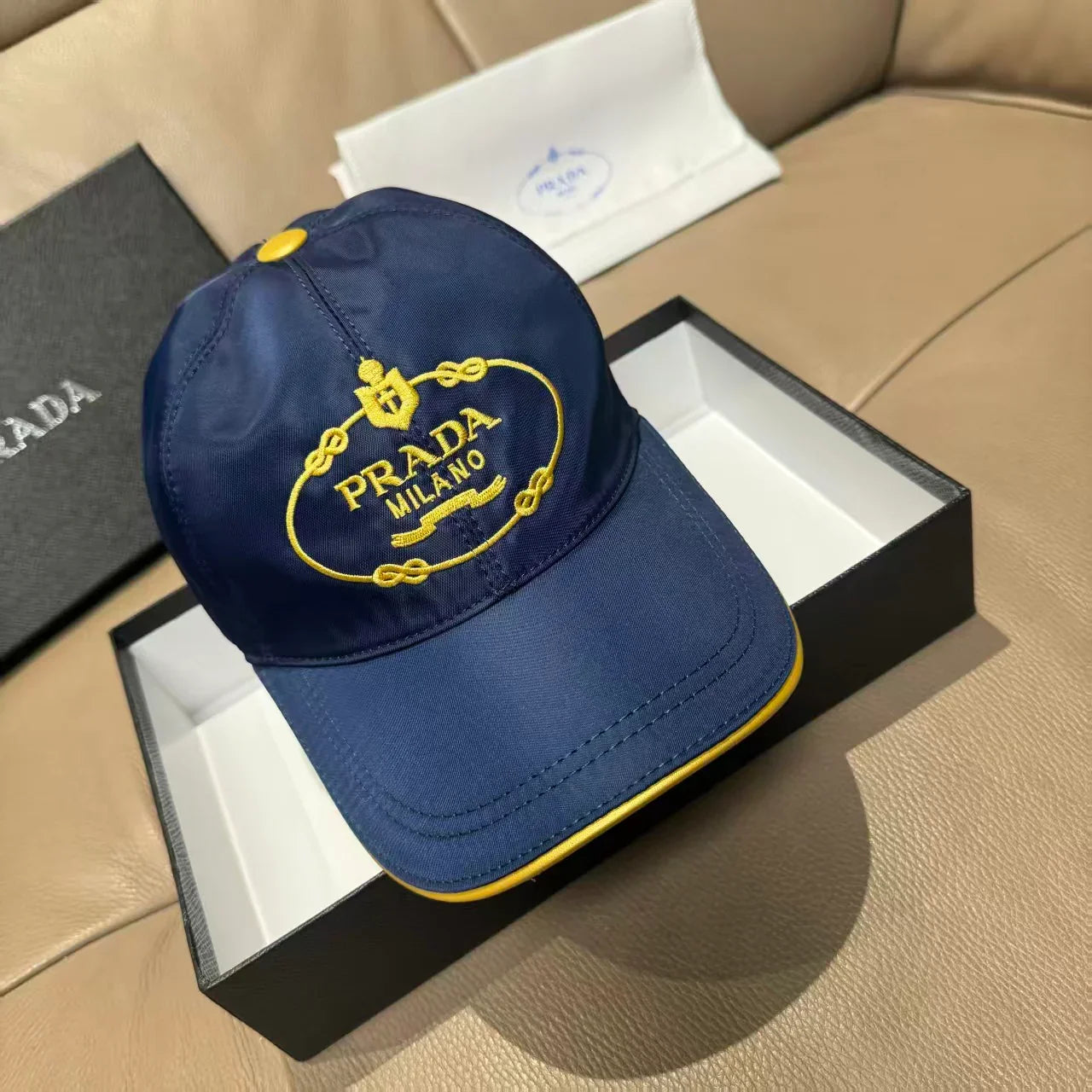 New gold embroidered baseball cap