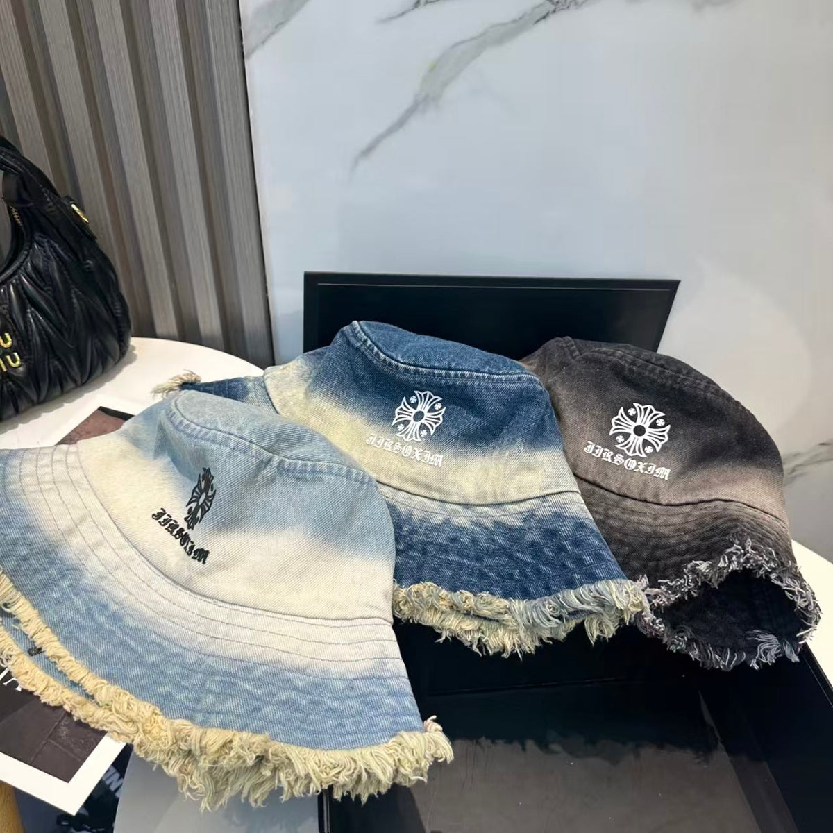 New denim fisherman hat