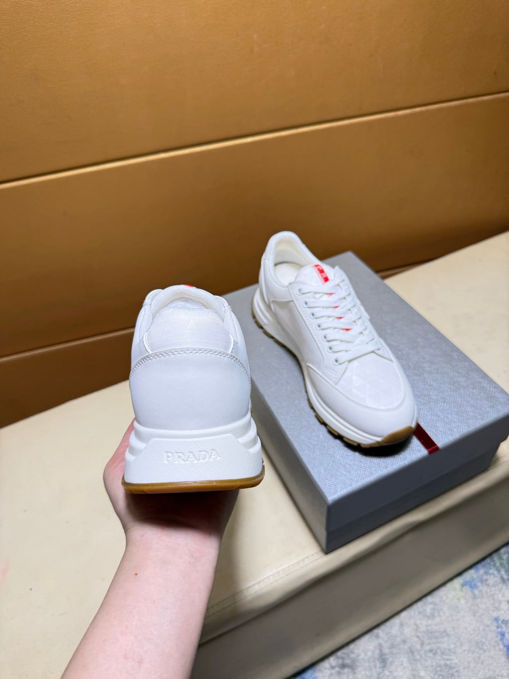 Silk calf leather shoes