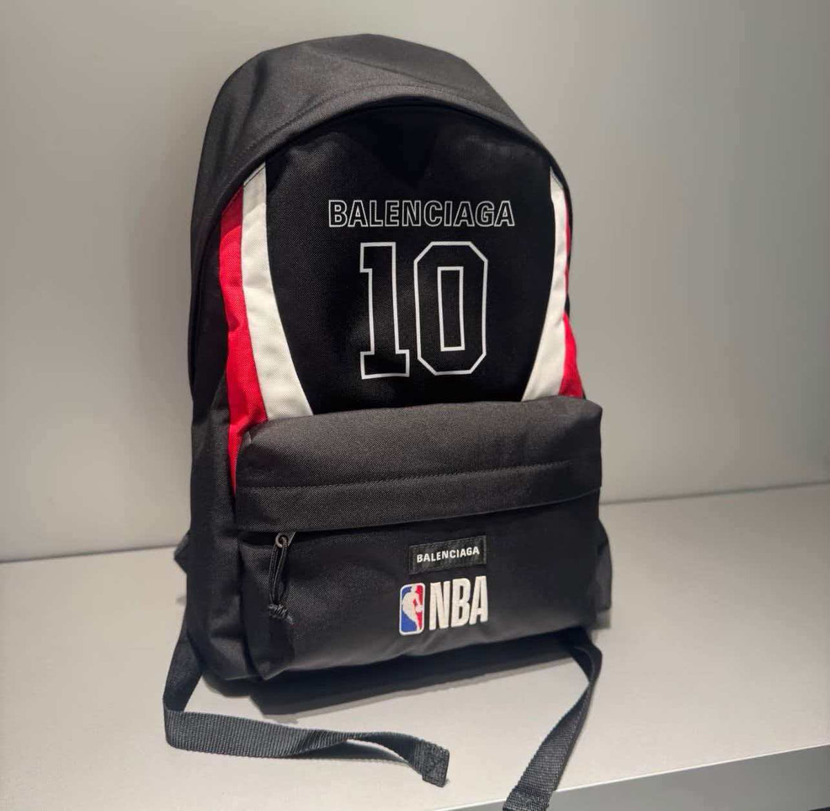 Co branded embroidered logo backpack