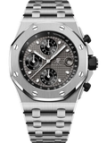 Grey OFFs - White Steel - Quartz- 43mm