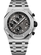 Grey OFFs - White Steel - Quartz- 43mm