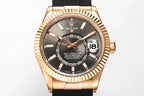 C-Factory -Grey Rosegold - Black Rubber - Automatic - 42mm