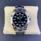 C-Factory -Black Silver -White 904L Steel - Automatic - 40mm